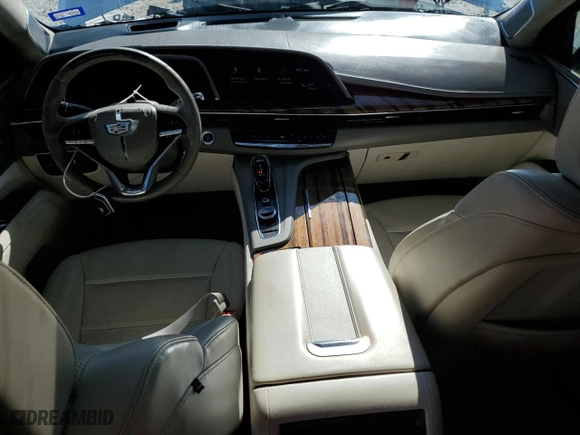 2021 Cadillac Escalade Premium Luxury Platinum with VIN 1GYS4DKL7MR315742, listed as a Copart auction lot 88448255 with 38,768 mi miles and Salvage Title. Bid and sale history available at carsss.com. Image 8.