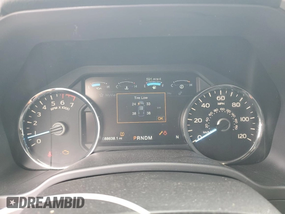 2018 Ford F-150 XL with VIN 1FTEW1EG0JFB83060, listed as a Copart auction lot 61973655 with 88,638 mi miles and Salvage title. Bid and sale history available at DreamBid. Image 9.