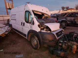2020 Ram ProMaster Cargo with VIN 3C6TRVDG8LE111728, listed as a Copart auction lot 77698874 with Not Provided miles and Salvage Title. Bid and sale history available at carsss.com. Image 4.