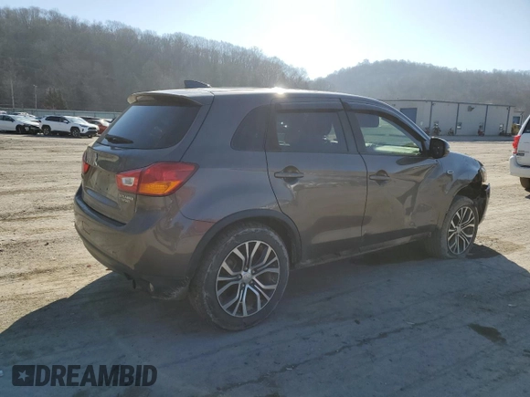 2017 Mitsubishi Outlander ES with VIN JA4AP3AU8HZ009792, listed as a Copart auction lot 48475115 with 123,460 mi miles and Salvage title. Bid and sale history available at DreamBid. Image 3.