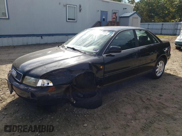 1999 Audi A4 with VIN WAUED28D8XA056525, listed as a Copart auction lot 72055614 with 179,261 mi miles and Salvage Title. Bid and sale history available at carsss.com. Image 1.