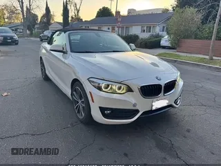2018 BMW 2 Series 230i xDrive with VIN WBA2K1C55JVB64560, listed as a IAAI auction lot 41616166 with 69,414 mi miles. Bid and sale history available at carsss.com. Image 1.