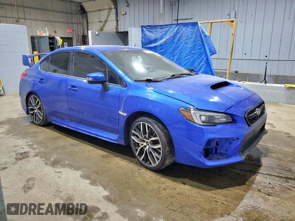 2020 Subaru WRX STI with VIN JF1VA2S68L9814967, listed as a Copart auction lot 63988455 with Not provided miles and Clean title. Bid and sale history available at DreamBid. Image 4.