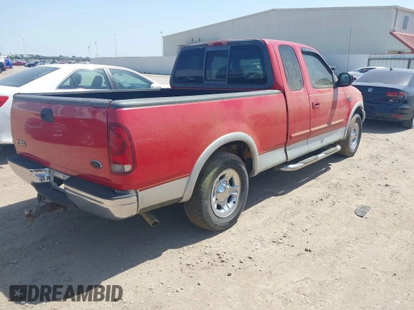 2000 Ford F-150 XL with VIN 1FTRX17L7YKAH2091, listed as a IAAI auction lot 41863588 with 1 mi miles. Bid and sale history available at carsss.com. Image 4.