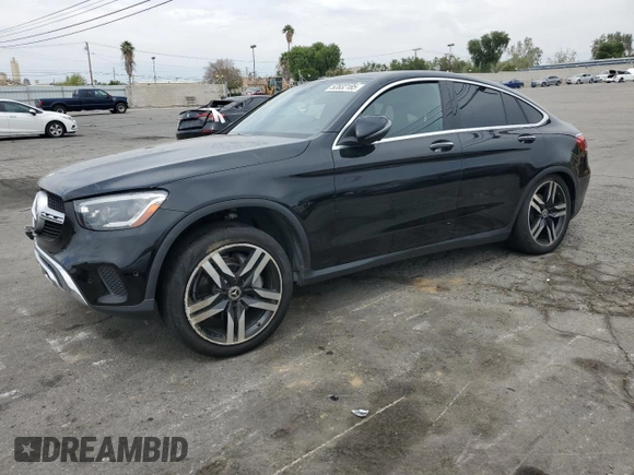 2021 Mercedes-Benz GLC 300 with VIN W1N0J8EB8MF892063, listed as a Copart auction lot 52832185 with 66,508 mi miles and Salvage title. Bid and sale history available at DreamBid. Image 1.