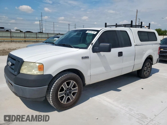 2008 Ford F-150 XL with VIN 1FTPX12V98FA70078, listed as a Copart auction lot 58519715 with 151,284 mi miles and Salvage title. Bid and sale history available at DreamBid. Image 1.