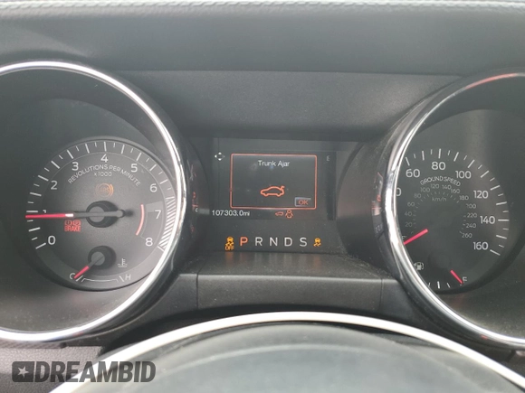 2017 Ford Mustang EcoBoost with VIN 1FA6P8TH5H5210250, listed as a Copart auction lot 49791955 with 107,303 mi miles and Clean Title. Bid and sale history available at DreamBid. Image 9.