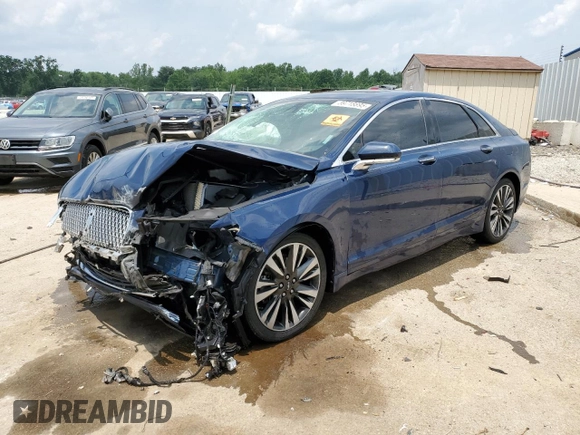 2019 Lincoln MKZ Reserve II with VIN 3LN6L5F96KR604865, listed as a Copart auction lot 59718895 with 85,547 mi miles and Salvage title. Bid and sale history available at DreamBid. Image 1.