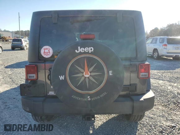 2018 Jeep Wrangler JK Unlimited Sport S with VIN 1C4BJWDG5JL909903, listed as a Copart auction lot 83998564 with 126,559 mi miles and Salvage Title. Bid and sale history available at carsss.com. Image 6.