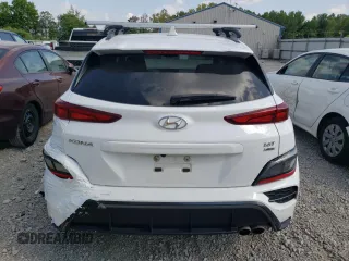 2023 Hyundai Kona N Line with VIN KM8K3CA39PU985326, listed as a Copart auction lot 65577004 with 68,719 mi miles and Salvage Title. Bid and sale history available at carsss.com. Image 6.