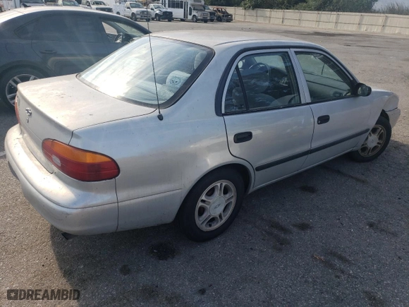 2001 Chevrolet Prizm with VIN 1Y1SK52811Z447352, listed as a Copart auction lot 73916394 with NaN miles and Salvage Title. Bid and sale history available at carsss.com. Image 3.