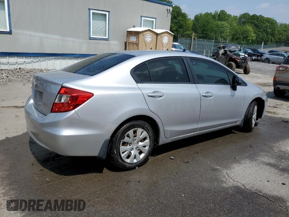 2012 Honda Civic LX с VIN 19XFB2F5XCE348936, выставлен на аукционе Copart как лот 60262265 с пробегом 199 721 миль миль и Списание • Salvage title. История ставок и продаж доступна на DreamBid. Изображение 3.