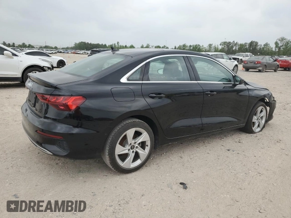 2024 Audi A3 Premium z VIN WAUAUDGY4RA044115, wystawiony jako Copart lot #51687515 z przebiegiem 20 401 mil mil oraz Szkoda całkowita • Salvage title. Historia ofert i sprzedaży dostępna na DreamBid. Obrazek 3.