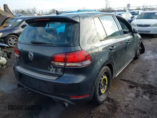2010 Volkswagen GTI with VIN WVWHV7AJ5AW086277, listed as a IAAI auction lot 41753354 with 192,788 mi miles. Bid and sale history available at carsss.com. Image 4.