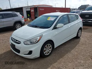 2012 Hyundai Accent GS with VIN KMHCT5AE0CU015814, listed as a IAAI auction lot 42535914 with 107,938 mi miles and . Bid and sale history available at DreamBid. Image 2.
