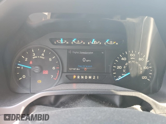 2017 Ford F-150 XL with VIN 1FTEW1EPXHFB15410, listed as a Copart auction lot 58523905 with 127,197 mi miles and Salvage title. Bid and sale history available at DreamBid. Image 9.