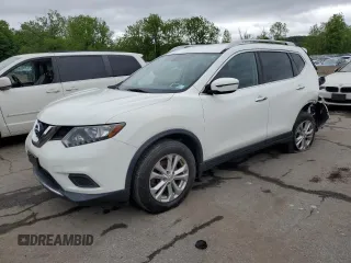 2016 Nissan Rogue S z VIN 5N1AT2MM4GC912140, wystawiony jako Copart lot #58133605 z przebiegiem 155 185 mil mil oraz Szkoda całkowita • Salvage title. Historia ofert i sprzedaży dostępna na DreamBid. Obrazek 1.