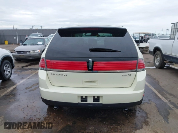 2007 Lincoln MKX with VIN 2LMDU68C77BJ05358, listed as a IAAI auction lot 41852330 with 163,508 mi miles. Bid and sale history available at carsss.com. Image 16.