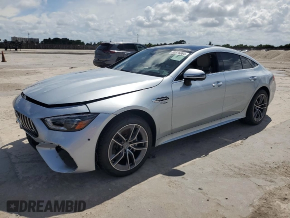 2024 Mercedes-Benz AMG GT 43 с VIN W1K7X5KB3RV001994, выставлен на аукционе Copart как лот 68976864 с пробегом 3 791 миль миль и Списание • Salvage title. История ставок и продаж доступна на DreamBid. Изображение 1.