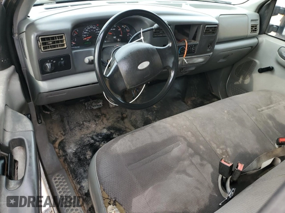 2003 Ford F-350 XL with VIN 1FTSW30F53EA65088, listed as a Copart auction lot 52454525 with 134,241 mi miles and Salvage Title. Bid and sale history available at DreamBid. Image 8.