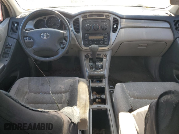 2003 Toyota Highlander z VIN JTEGF21A830096055, wystawiony jako Copart lot #52681725 z przebiegiem 188 892 mil mil oraz Szkoda całkowita • Salvage title. Historia ofert i sprzedaży dostępna na DreamBid. Obrazek 8.