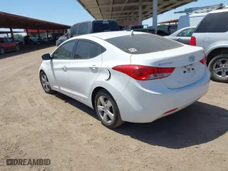 2012 Hyundai Elantra GLS with VIN 5NPDH4AE4CH070247, listed as a IAAI auction lot 42066865 with 205,890 mi miles. Bid and sale history available at carsss.com. Image 3.