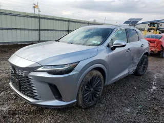 2024 Lexus RX with VIN 2T2BAMCA2RC079588, listed as a Copart auction lot 50391585 with 8,010 mi miles and Salvage Title. Bid and sale history available at carsss.com. Image 1.