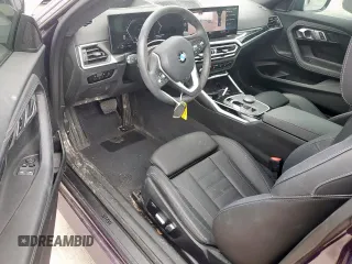 2023 BMW 2 Series 230i with VIN 3MW23CM05P8D73642, listed as a Copart auction lot 57884725 with 5,697 mi miles and Salvage title. Bid and sale history available at DreamBid. Image 8.