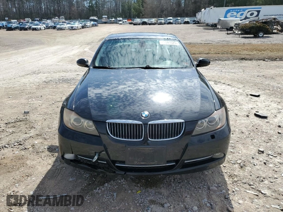 2007 BMW 3 Series 335i with VIN WBAVB735X7FV75212, listed as a Copart auction lot 46341525 with 238,383 mi miles and Salvage Title. Bid and sale history available at carsss.com. Image 5.