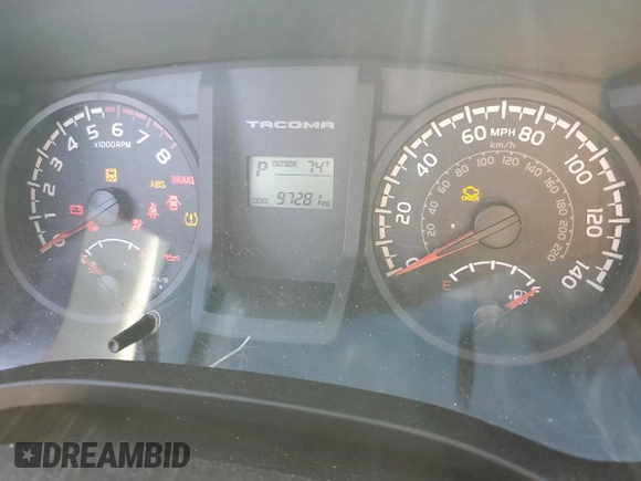 2017 Toyota Tacoma SR z VIN 5TFSX5ENXHX057041, wystawiony jako Copart lot #56187245 z przebiegiem 97 281 mil mil oraz Szkoda całkowita • Salvage title. Historia ofert i sprzedaży dostępna na DreamBid. Obrazek 9.