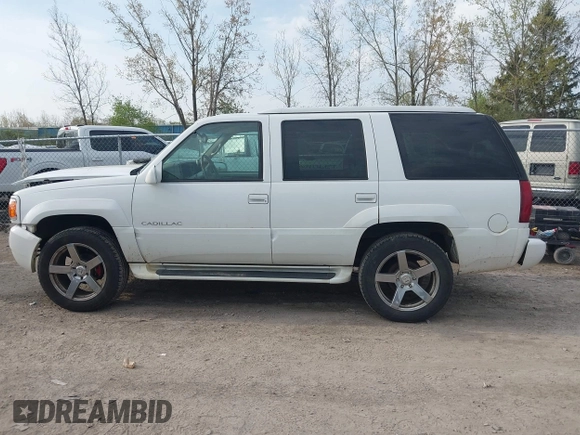 2000 Cadillac Escalade z VIN 1GYEK63R1YR207043, wystawiony jako IAAI lot #42139944 z przebiegiem 225 265 mil mil oraz . Historia ofert i sprzedaży dostępna na DreamBid. Obrazek 14.