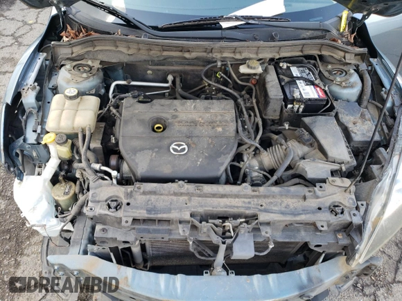 2010 Mazda 3 i Touring with VIN JM1BL1SF2A1334338, listed as a Copart auction lot 51437835 with Not Provided miles and Salvage Title. Bid and sale history available at DreamBid. Image 11.