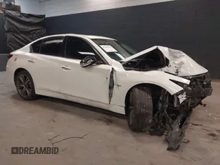 2020 Infiniti Q50 3.0t SPORT with VIN JN1EV7AR7LM253846, listed as a IAAI auction lot 41305150 with 45,560 mi miles. Bid and sale history available at carsss.com. Image 1.