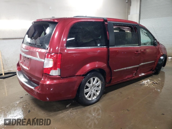 2012 Chrysler Town & Country with VIN 2C4RC1BG1CR338631, listed as a Copart auction lot 45802795 with 163,187 mi miles and Salvage Title. Bid and sale history available at DreamBid. Image 3.