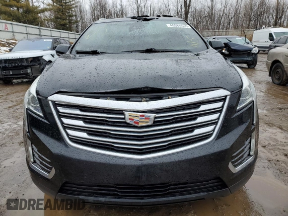 2017 Cadillac XT5 Luxury FWD with VIN 1GYKNBRS8HZ130524, listed as a Copart auction lot 46985545 with 0 mi miles and Clean Title. Bid and sale history available at carsss.com. Image 5.