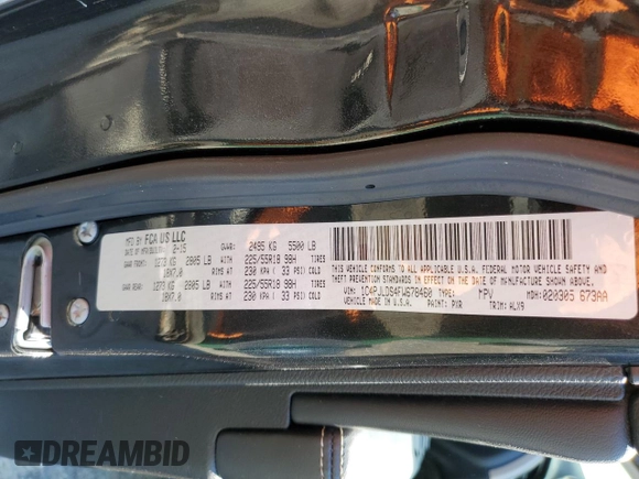2015 Jeep Cherokee Limited with VIN 1C4PJLDS4FW678460, listed as a Copart auction lot 50733465 with 70,015 mi miles and Salvage Title. Bid and sale history available at DreamBid. Image 13.