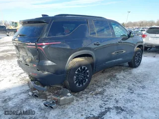 2024 Chevrolet Traverse AWD Z71 with VIN 1GNEVJKS0RJ155142, listed as a IAAI auction lot 41346737 with 15,669 mi miles. Bid and sale history available at carsss.com. Image 4.