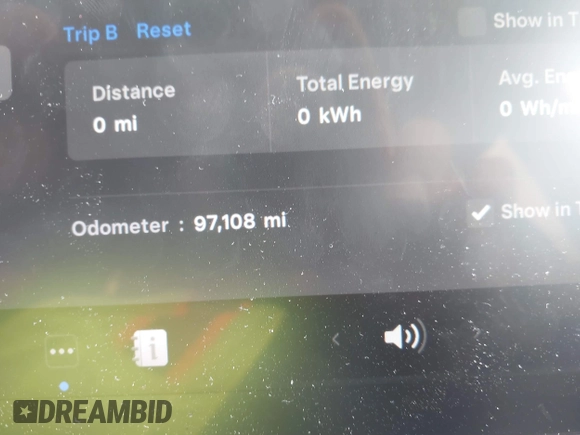 2019 Tesla Model 3 Mid Range with VIN 5YJ3E1EA2KF395549, listed as a IAAI auction lot 41895977 with 97,108 mi miles and . Bid and sale history available at carsss.com. Image 7.