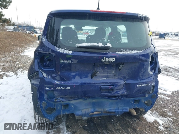 2020 Jeep Renegade Sport with VIN ZACNJBAB3LPL83927, listed as a IAAI auction lot 41612868 with 60,148 mi miles and . Bid and sale history available at DreamBid. Image 17.