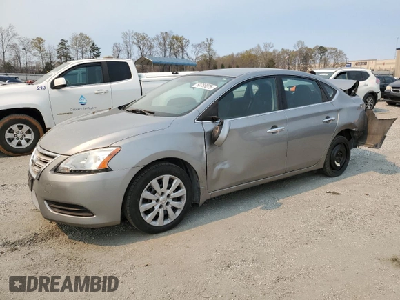 2013 Nissan Sentra S with VIN 3N1AB7AP7DL755175, listed as a Copart auction lot 50788075 with 121,829 mi miles and Salvage Title. Bid and sale history available at DreamBid. Image 1.