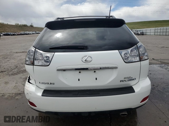 2008 Lexus RX 350 with VIN 2T2HK31U18C090479, listed as a Copart auction lot 54976025 with 80,825 mi miles and Salvage Title. Bid and sale history available at DreamBid. Image 6.