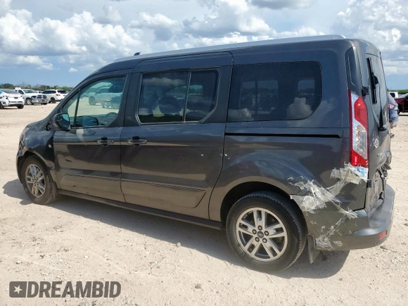 2021 Ford Transit Connect XLT with VIN NM0GS9F27M1500319, listed as a Copart auction lot 62671015 with 119,535 mi miles and Clean title. Bid and sale history available at DreamBid. Image 2.