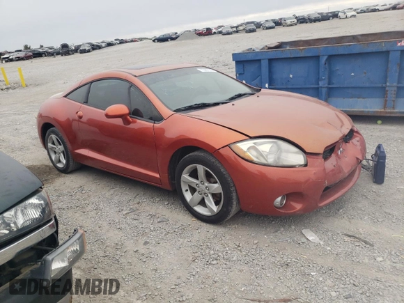 2007 Mitsubishi Eclipse GS with VIN 4A3AK24F67E022149, listed as a Copart auction lot 75907314 with 134,166 mi miles and Salvage Title. Bid and sale history available at carsss.com. Image 4.