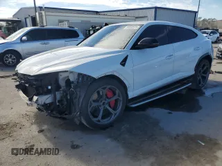 2019 Lamborghini Urus z VIN ZPBUA1ZL9KLA05029, wystawiony jako Copart lot #89060575 z przebiegiem 60 062 mil mil oraz Szkody całkowita. Historia ofert i sprzedaży dostępna na DreamBid. Obrazek 1.