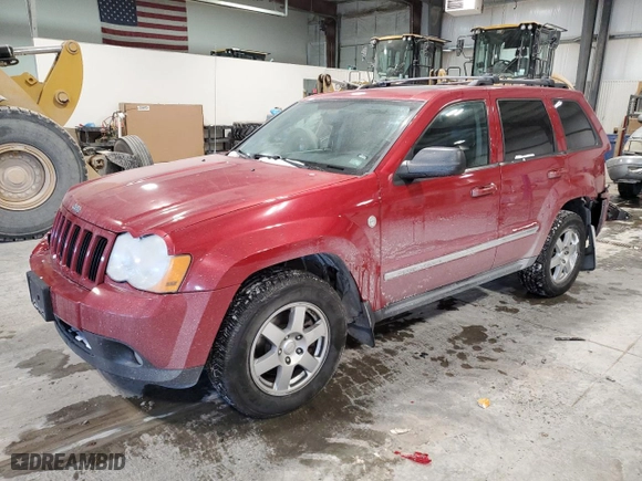 2010 Jeep Grand Cherokee Laredo with VIN 1J4RR4GT9AC123357, listed as a Copart auction lot 45280355 with 188,050 mi miles and Clean Title. Bid and sale history available at carsss.com. Image 1.
