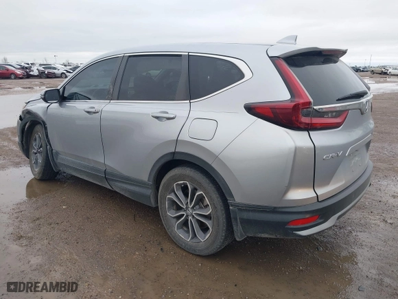 2020 Honda CR-V EX-L with VIN 7FARW1H80LE019499, listed as a IAAI auction lot 41561283 with 58,253 mi miles. Bid and sale history available at carsss.com. Image 3.