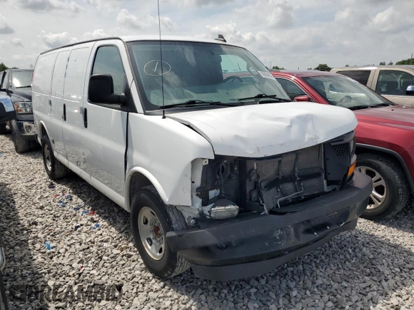 2017 Chevrolet Express Cargo z VIN 1GCWGAFG0H1321543, wystawiony jako Copart lot #56884035 z przebiegiem 125 311 mil mil oraz Szkoda całkowita • Salvage title. Historia ofert i sprzedaży dostępna na DreamBid. Obrazek 4.