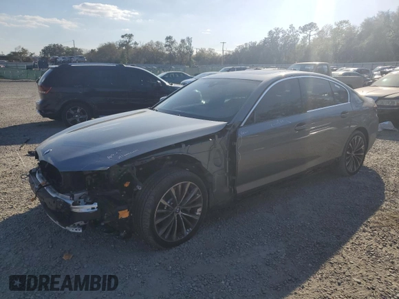 2021 BMW 5 Series 530i with VIN WBA53BH06MWX21033, listed as a Copart auction lot 47253455 with 47,635 mi miles and Salvage title. Bid and sale history available at DreamBid. Image 1.