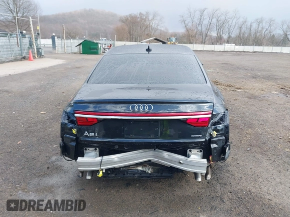 2019 Audi A8 L with VIN WAU8DAF84KN019115, listed as a IAAI auction lot 41856931 with 84,387 mi miles. Bid and sale history available at carsss.com. Image 17.