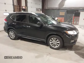2017 Nissan Rogue SV with VIN KNMAT2MT5HP574527, listed as a IAAI auction lot 41050779 with 97,524 mi miles. Bid and sale history available at carsss.com. Image 1.